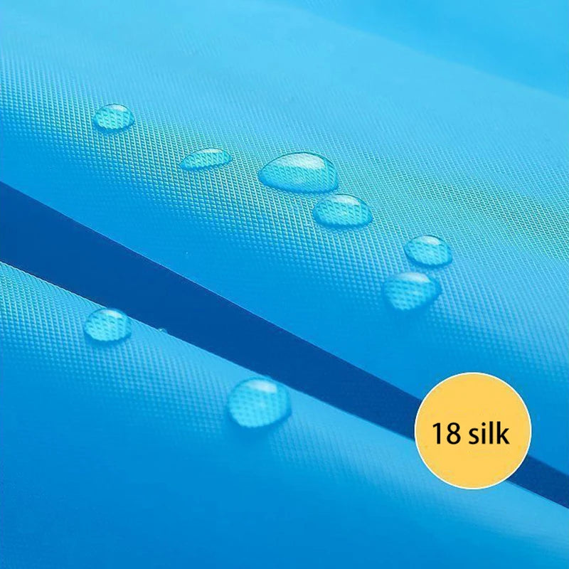 Langer Ganzkörper-Regenmantel für Erwachsene, verdickter EVA-Poncho, langlebig und langlebig, geeignet für Wandern, Radfahren, Outdoor-Aktivitäten usw.