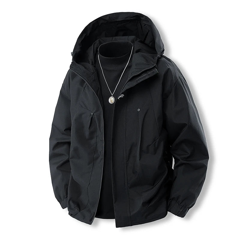 Wasserdichte Taktische Jacke Männer Windjacke Outdoor Mit Kapuze Mantel Sport Militär Full Zip Feld Klettern Herbst Dünne Outwear