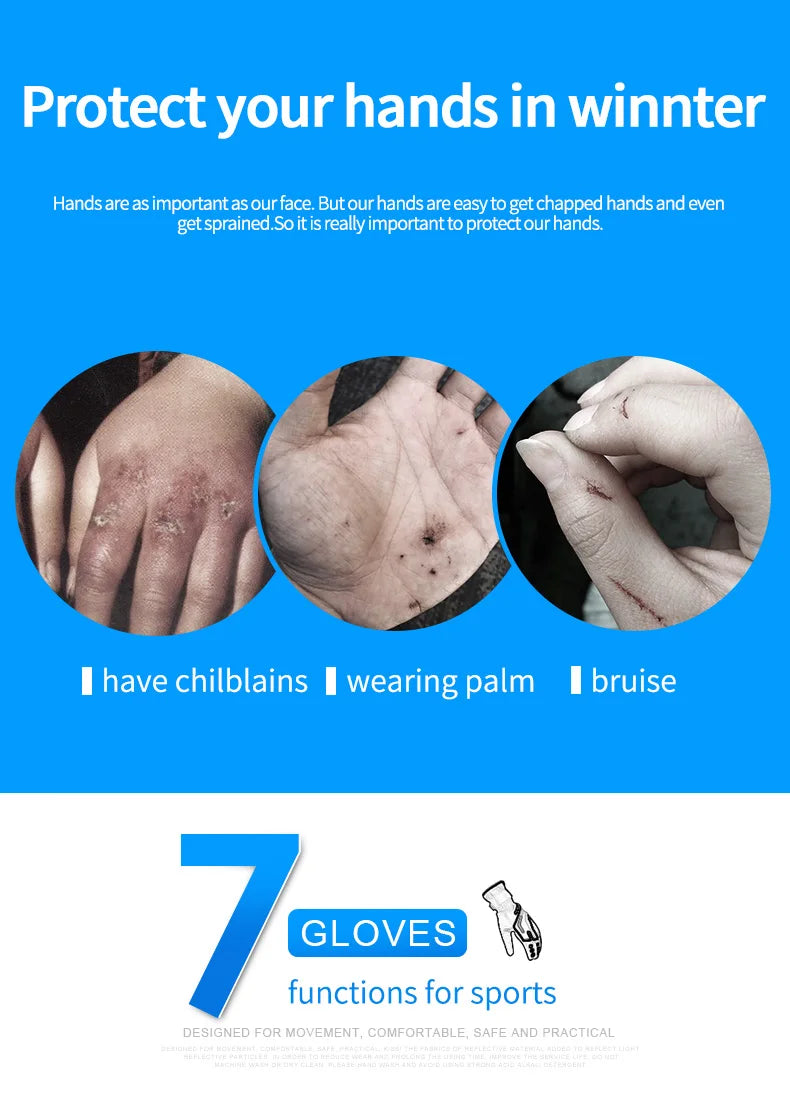 INBIKE Winter-Fahrradhandschuhe für Herren und Damen, warmer Fleece-Fahrradhandschuh zum Reiten, Fahrradhandschuhe, wasserdichtes Touchscreen-Zubehör