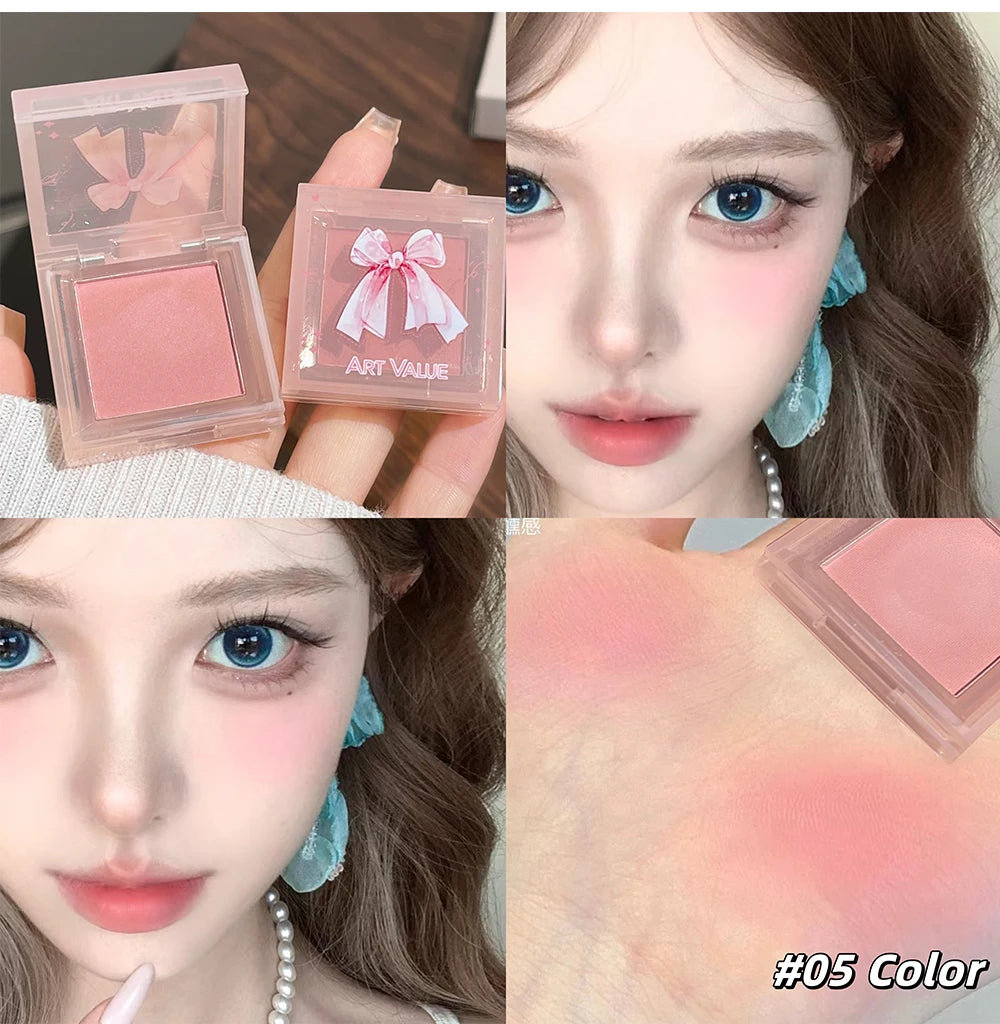 Art Value Butterfly Dance Color Box Four Lip Glaze Blush Set Halskette Lip Mud Blush Set