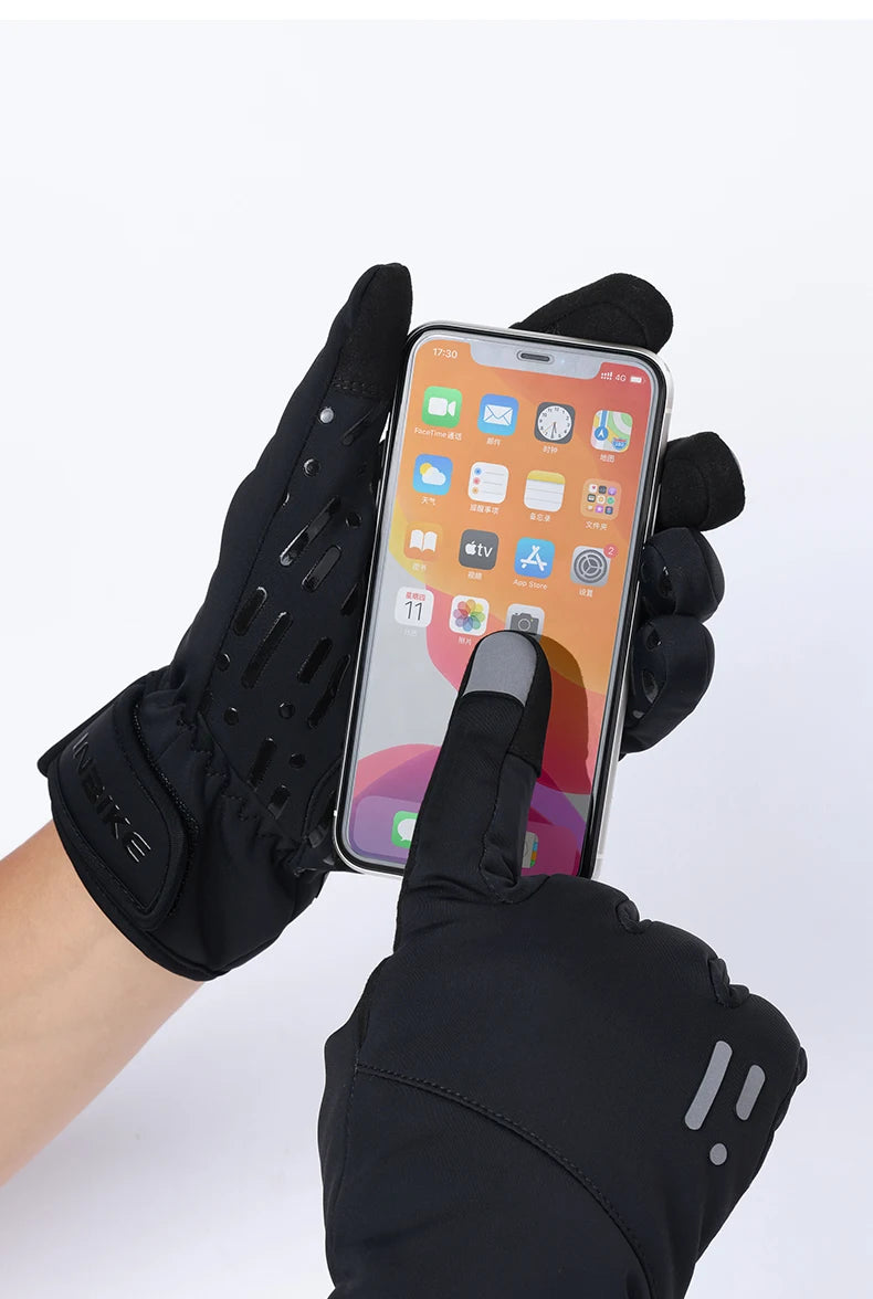 INBIKE Winter-Fahrradhandschuhe für Herren und Damen, warmer Fleece-Fahrradhandschuh zum Reiten, Fahrradhandschuhe, wasserdichtes Touchscreen-Zubehör
