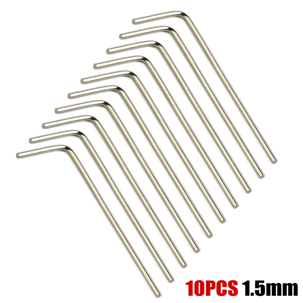 10 stücke L-Typ Inbusschlüssel Sechskantschlüssel Schlüssel Schlüssel Stahl Tragbare Set 1,5mm/2mm/2,5mm/3mm/6mm Hand Werkzeuge