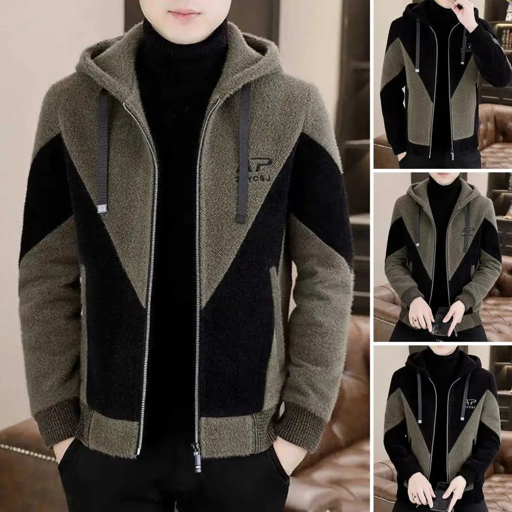 2024 herbst Winter Wolle-mischungen Jacke Männer Dicke warme Casual Business Graben Mantel Dünne Kurze Streetwear Mantel Sozialen Kleidung