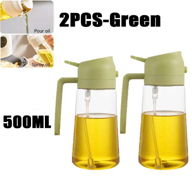 200/300/500 ml Öl Spray Flasche BBQ Kochen Olivenöl Sprayer Kunststoff Backöl Spray Leere Flasche Essig flasche Oder Öl pinsel