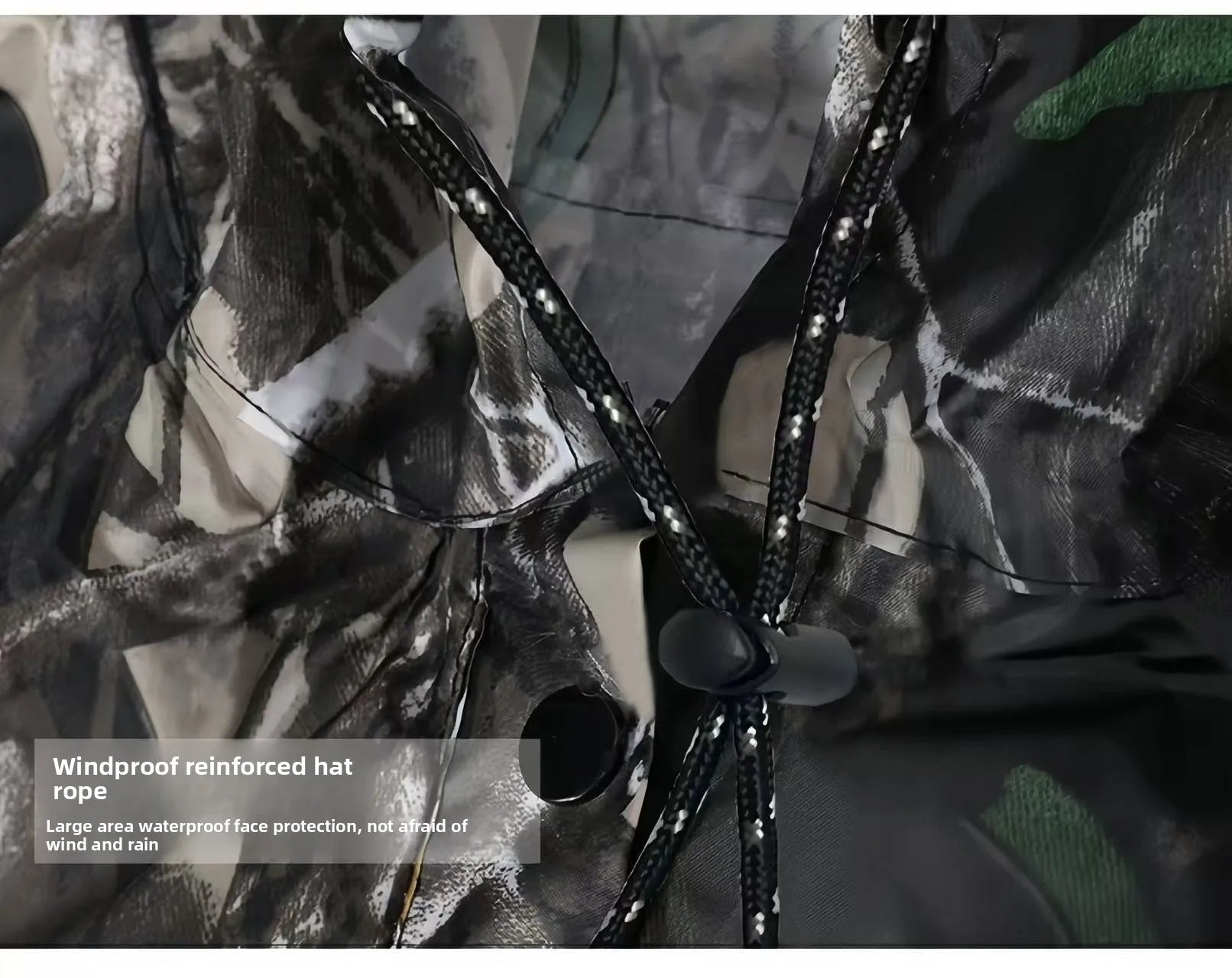 Drei-in-Eins-Tarnmantel, Regenmantel, Outdoor, Radfahren, Wandern, Bergsteigen, Camping, multifunktional, taktisch, wasserdicht...