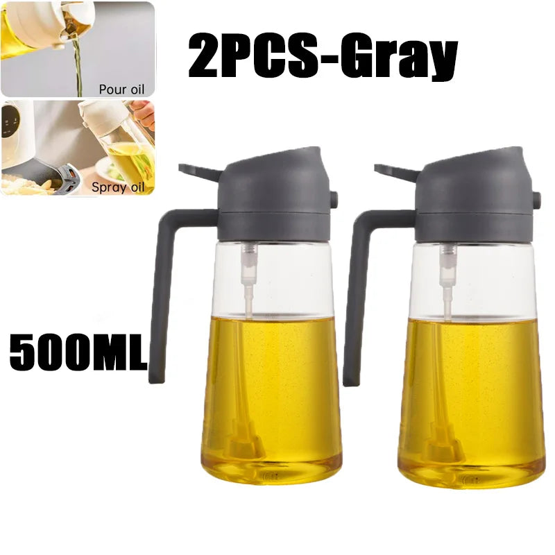 200/300/500 ml Öl Spray Flasche BBQ Kochen Olivenöl Sprayer Kunststoff Backöl Spray Leere Flasche Essig flasche Oder Öl pinsel