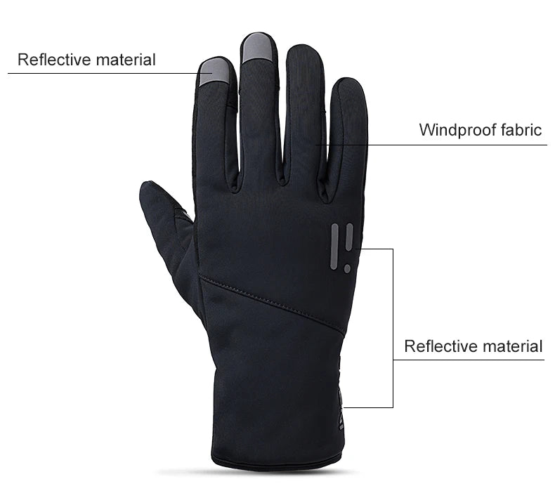 INBIKE Winter-Fahrradhandschuhe für Herren und Damen, warmer Fleece-Fahrradhandschuh zum Reiten, Fahrradhandschuhe, wasserdichtes Touchscreen-Zubehör