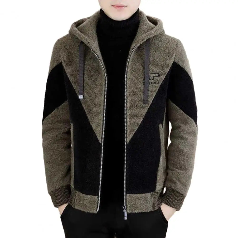 2024 herbst Winter Wolle-mischungen Jacke Männer Dicke warme Casual Business Graben Mantel Dünne Kurze Streetwear Mantel Sozialen Kleidung