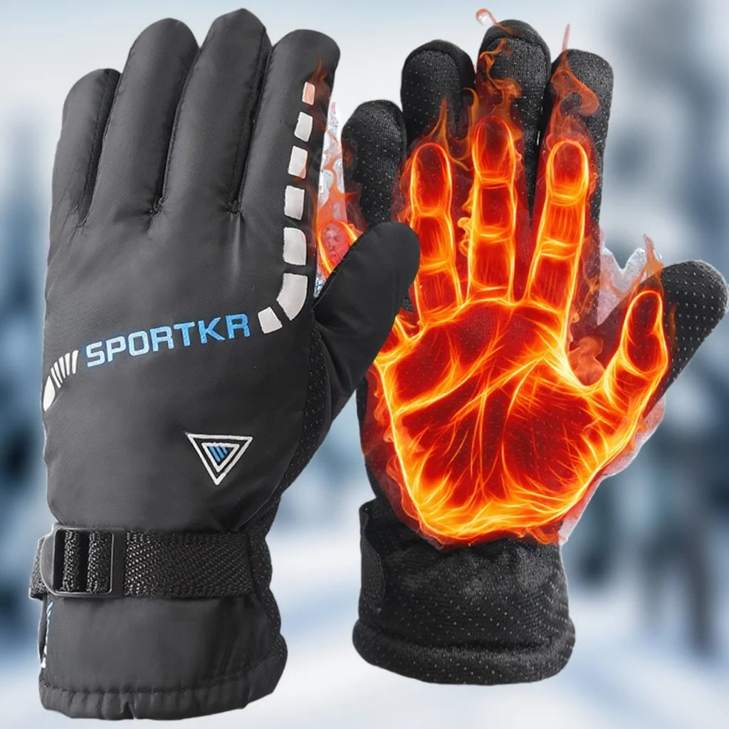 Winter Thermische Wasserdichte Radfahren Handschuhe Männer Frauen Warme Unisex Skifahren Reiten Motorrad Wandern Sport Fäustlinge