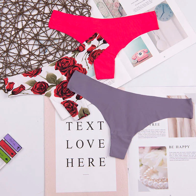 Große größe eine größe XL - XXXL frauen g-string sexy unterwäsche damen höschen dessous hosen tanga intimatewear 3 teile/los