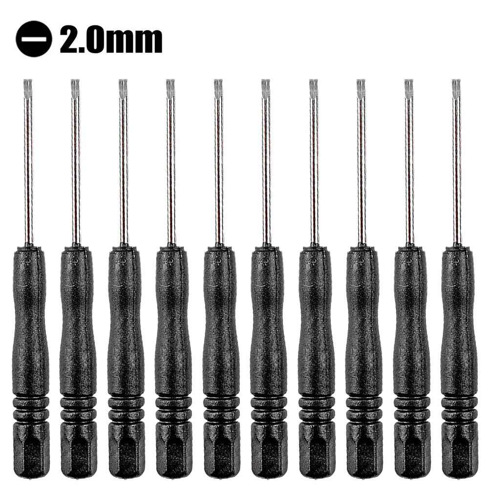 1PC Präzision Schraubendreher 3mm 4mm Kopf Schlitz Kreuz Schraubendreher Reparatur Hand Werkzeug Möbel Handy Laptop Reparatur werkzeuge