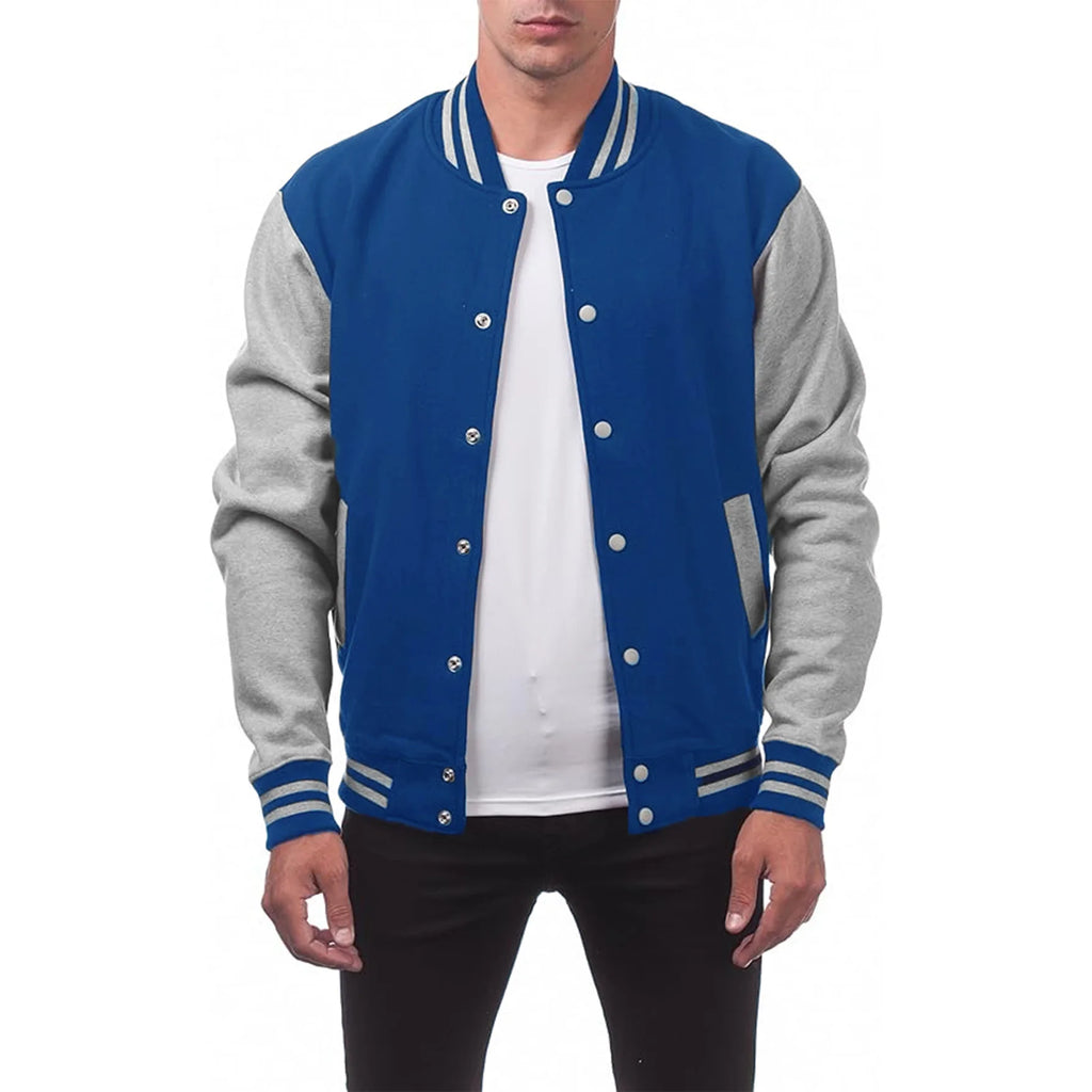 Neue Mode Klassische Design Varsity Jacke Herbst männer Casual Farbe Block Button Up Jacke Für Frühling Herbst Schule Baseball S-XXL
