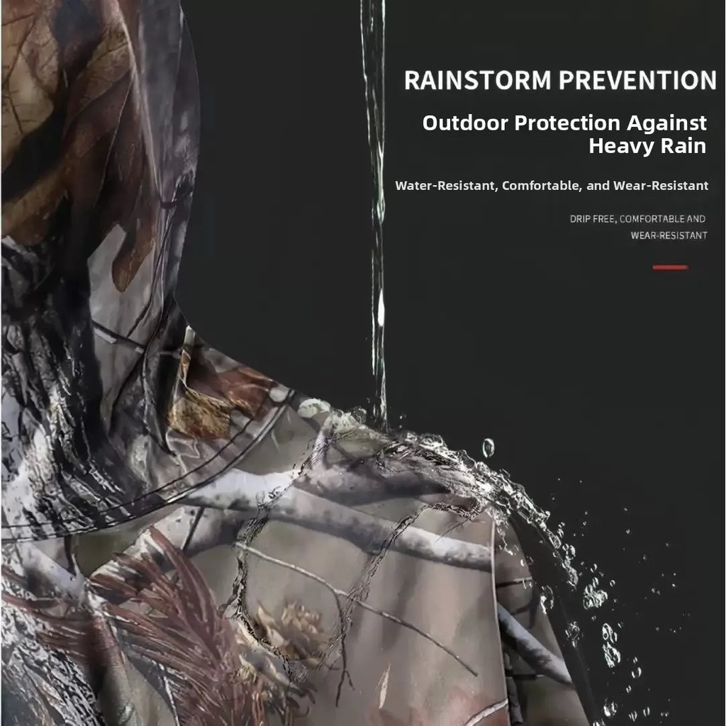 Drei-in-Eins-Tarnmantel, Regenmantel, Outdoor, Radfahren, Wandern, Bergsteigen, Camping, multifunktional, taktisch, wasserdicht...