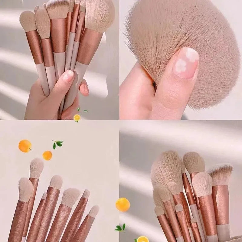 13PCS Make-Up Pinsel Set Lidschatten Foundation Frauen Kosmetische Pulver Erröten Blending Schönheit Bilden Werkzeug