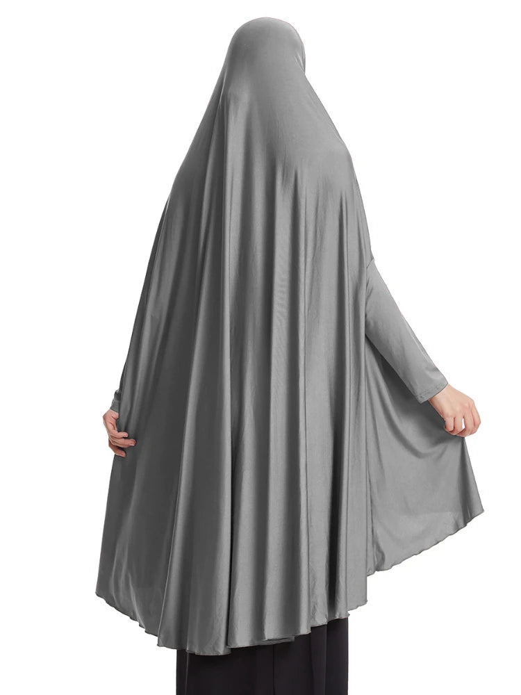 Formale muslimische Gebets kleidung ein Stück lange Khimar Frauen islamische Dubai Truthahn Namaz Burka Jurken Ramadan Eid lange Hijab Jilbab