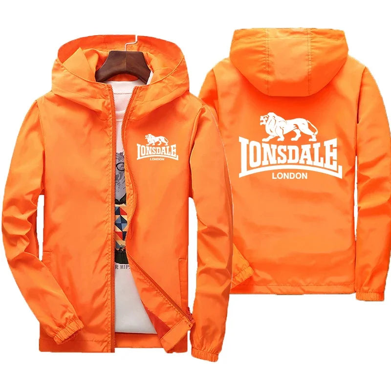 2025, lässige, hochwertige Kapuzen-Reißverschlussjacke für Herren, lässige bedruckte Modejacke, trendige und modische Herrenjacke