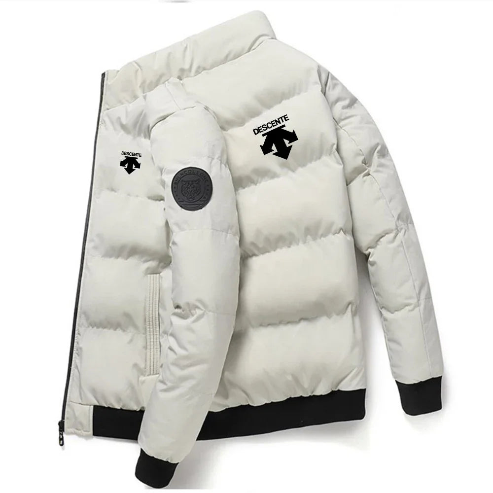 2025, Baumwoll-Thermojacke, modische Baumwolljacke für Herren, Outdoor-Sport im Winter, bequeme und lässige Jacke für Herren