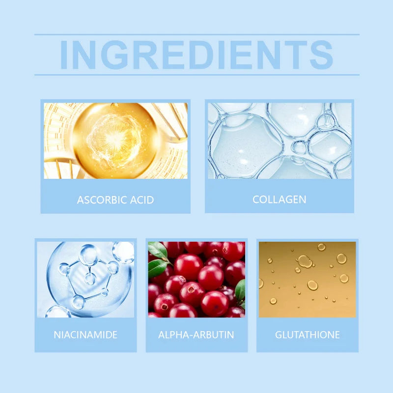 Glutathion Radiance Serum, spendet Feuchtigkeit, nährt, verbessert die Helligkeit, Gesichtspflege-Essenz für den täglichen Gebrauch überall