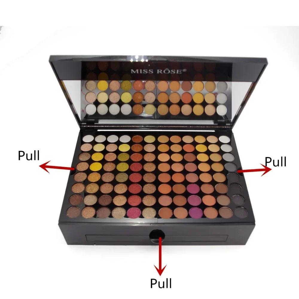 180 Farben Make-up-Palette Geschenk Lidschatten Puder erröten Lippenstift Kosmetik Kit Augen primer leuchtende Lidschatten-Palette Make-up-Set