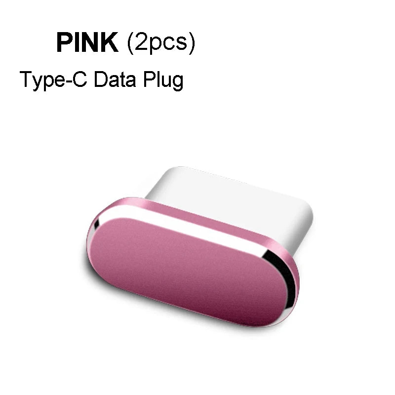 1/5PCS Typ C Metall Staub Stecker Für Samsung Xiaomi Huawei Universal Typ-C Lade Port Schutz Stopper anti-Staub Staubdicht