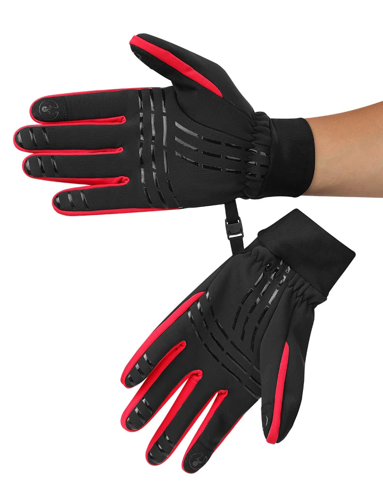 INBIKE Winter-Fahrradhandschuhe für Herren und Damen, warmer Fleece-Fahrradhandschuh zum Reiten, Fahrradhandschuhe, wasserdichtes Touchscreen-Zubehör