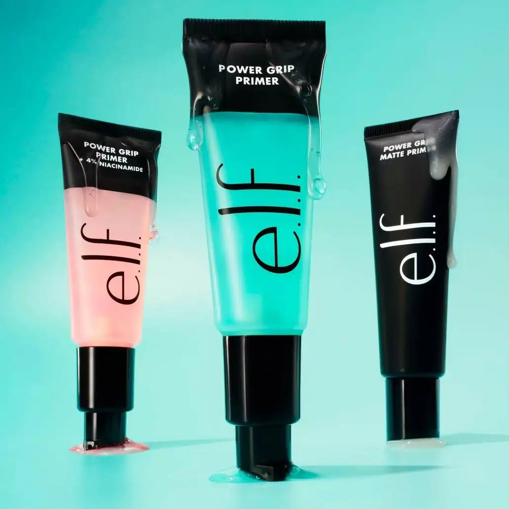 ELF Power Grip Primer Gel Hyaluronic Acid Niacinamide Verhelderend Zuur Hydraterend Langdurig Hydraterend Draag Make-up Cosmetics