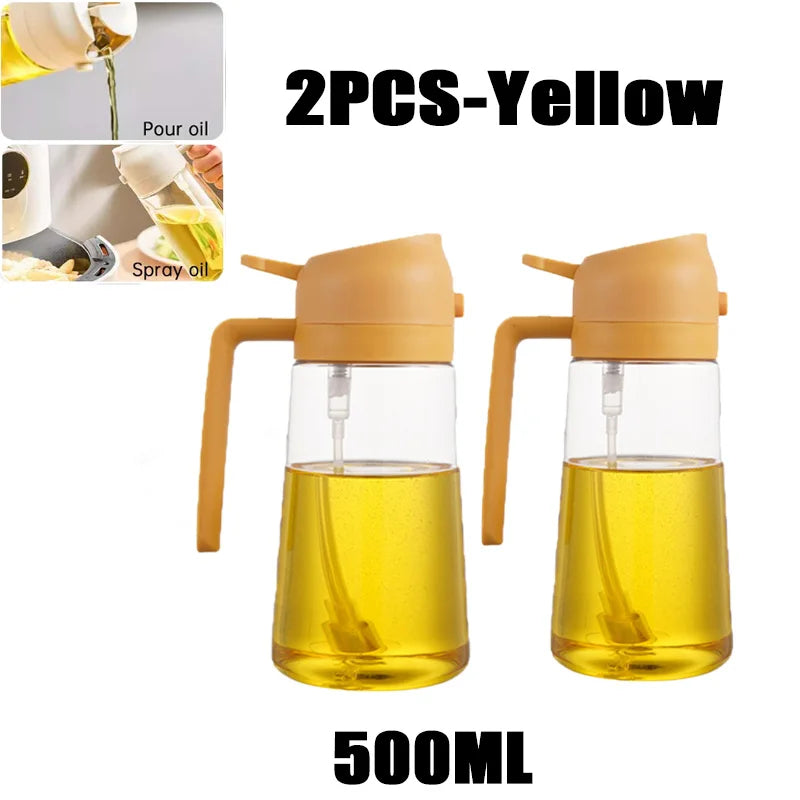 200/300/500 ml Öl Spray Flasche BBQ Kochen Olivenöl Sprayer Kunststoff Backöl Spray Leere Flasche Essig flasche Oder Öl pinsel