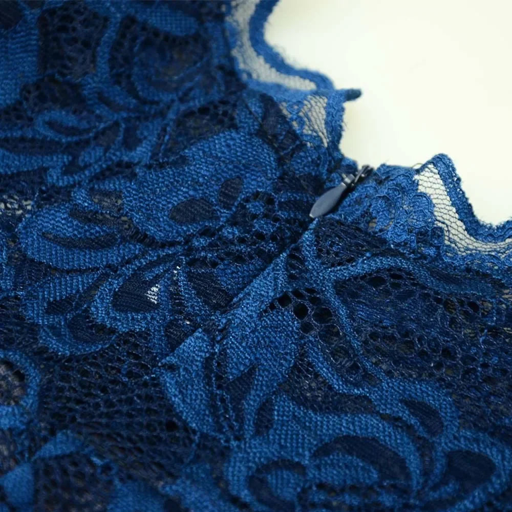 Frauen A-Linie Kleid Lange Kleider Sexy Spitze Floral Rundhals Maxi Hohe Taille Party Abend Nacht Elegante Splice Kleid Vestidos