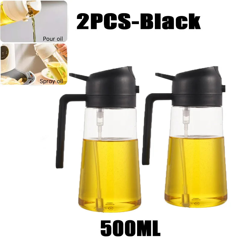 200/300/500 ml Öl Spray Flasche BBQ Kochen Olivenöl Sprayer Kunststoff Backöl Spray Leere Flasche Essig flasche Oder Öl pinsel