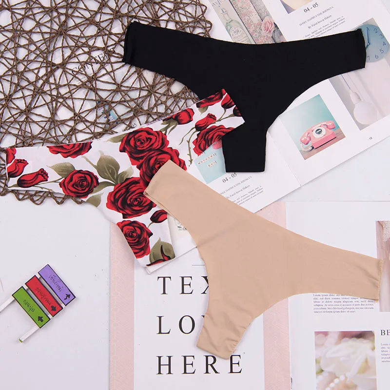 Große größe eine größe XL - XXXL frauen g-string sexy unterwäsche damen höschen dessous hosen tanga intimatewear 3 teile/los