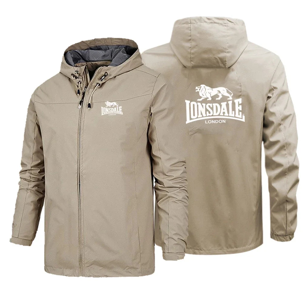 Herbst-/Winterjacke 2025, wind- und wasserdichtes Outdoor-Bergsteiger-Sweatshirt mit Kapuze für europäische und amerikanische Herren