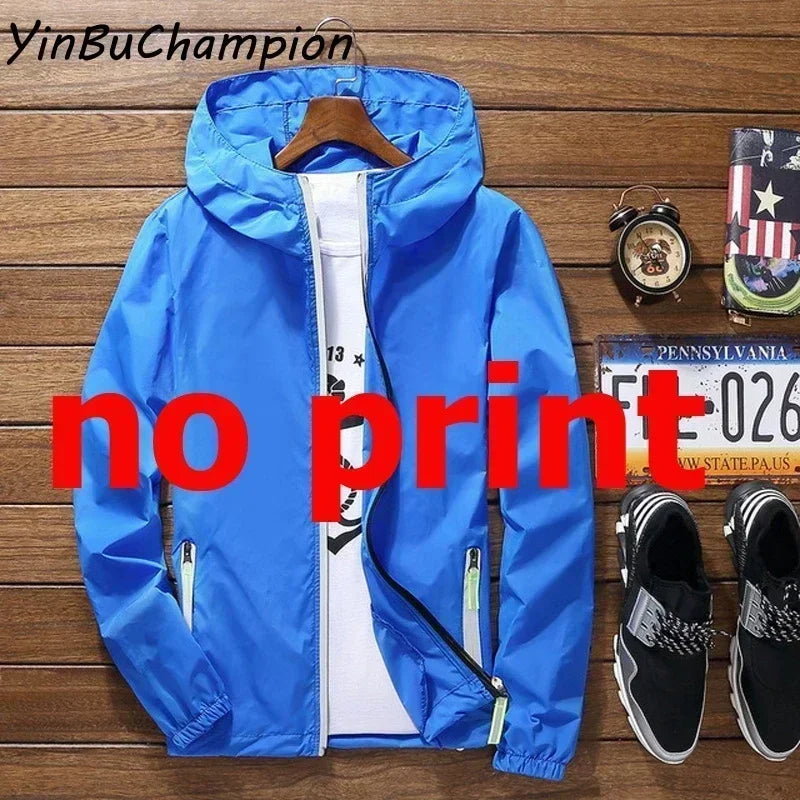 Herrenjacke, große Herbst/Winter 2025, hochwertiges Herrenoberteil, trendige wasserdichte, schnell trocknende Sportjacke, hochwertig