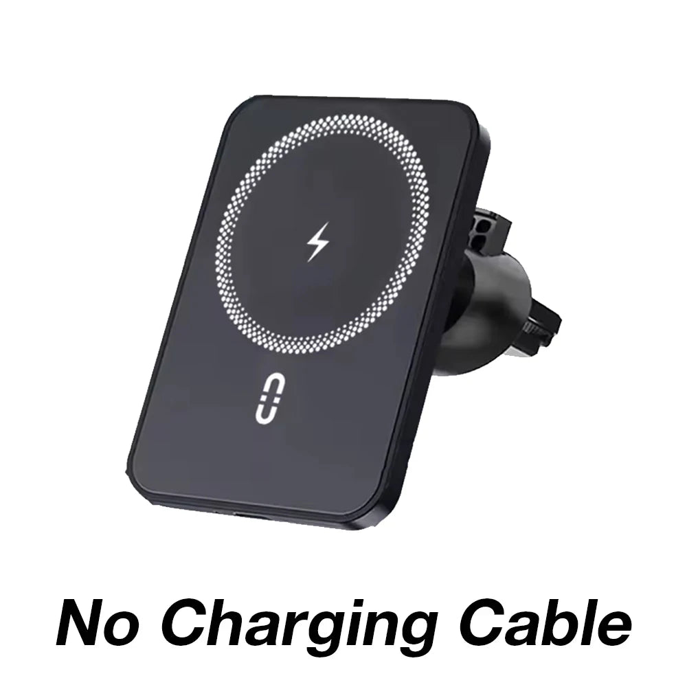 100 W Auto Magnetische Drahtlose Ladegerät Air Vent Telefon Halter Stehen Für Magsafe iPhone 16 15 14 13 12 Pro max XS 11 Schnelle Lade Pad