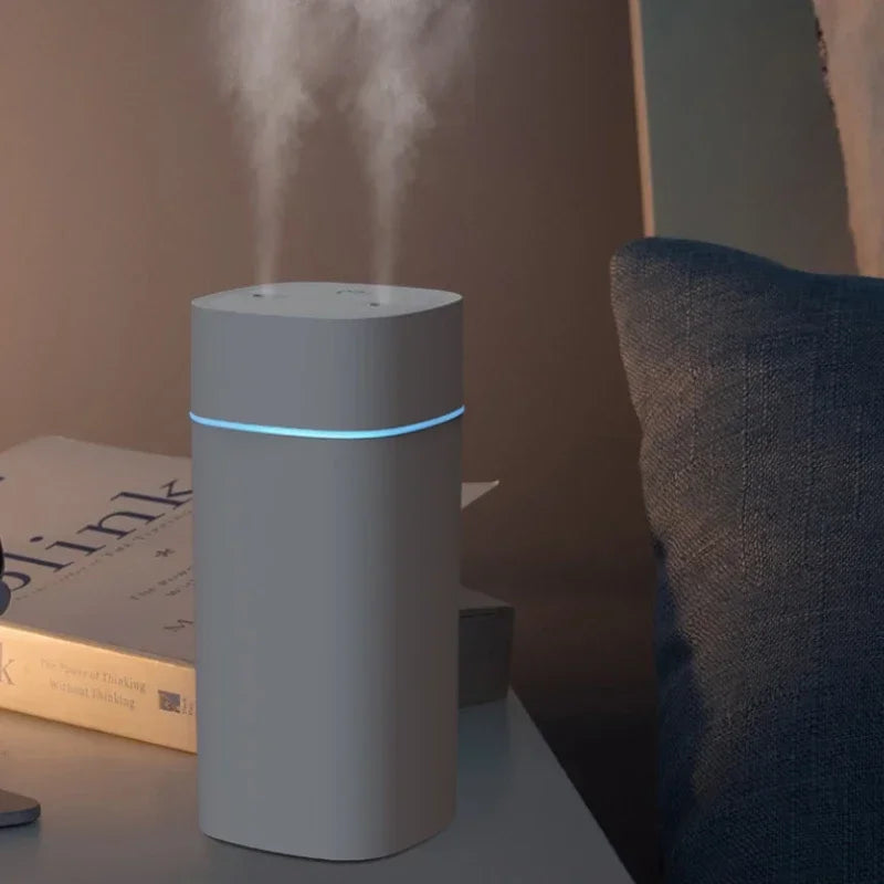 600ML Leucht Luftbefeuchter Doppel Spray Port Ätherisches Öl Aromatherapie Humificador Kühlen Nebel Maker Reinigen für Home Office