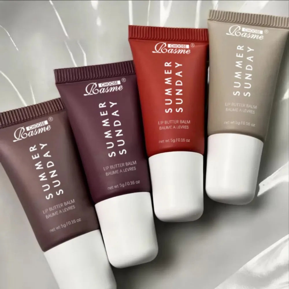 4-teiliges Lipgloss-Set, komplett, exquisit, praktisch, bequem, feuchtigkeitsspendend, natürlich, tragbares Make-up-Set