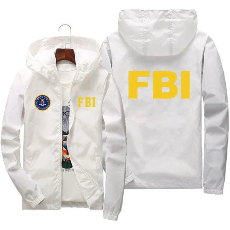 Herrenjacke, große Herbst/Winter 2025, hochwertige Outdoor-Jacke mit Reißverschluss, neue bedruckte lässige Pilotenjacke mit Kapuze