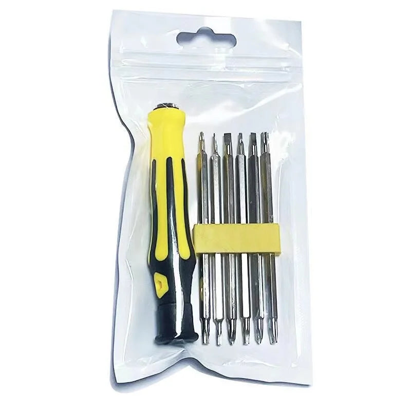 12 In 1 Schraubendreher-set Manipulationssicheren Magnetischen Schraubendreher Bit Hex Torx-schraubendreher Kopf Flache Reparatur Präzision Isolierte Hand Werkzeug