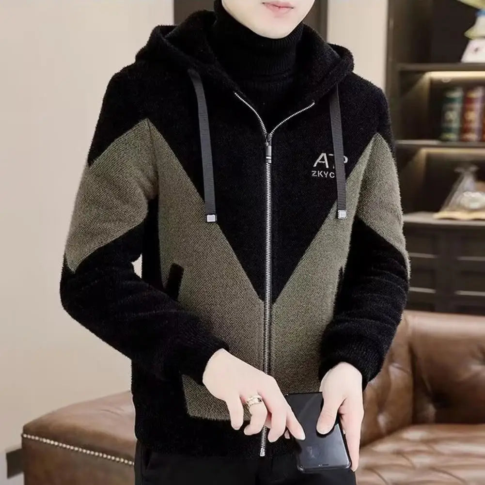 2024 herbst Winter Wolle-mischungen Jacke Männer Dicke warme Casual Business Graben Mantel Dünne Kurze Streetwear Mantel Sozialen Kleidung