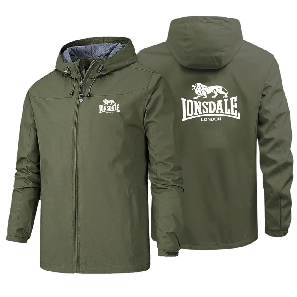 Herbst-/Winterjacke 2025, wind- und wasserdichtes Outdoor-Bergsteiger-Sweatshirt mit Kapuze für europäische und amerikanische Herren