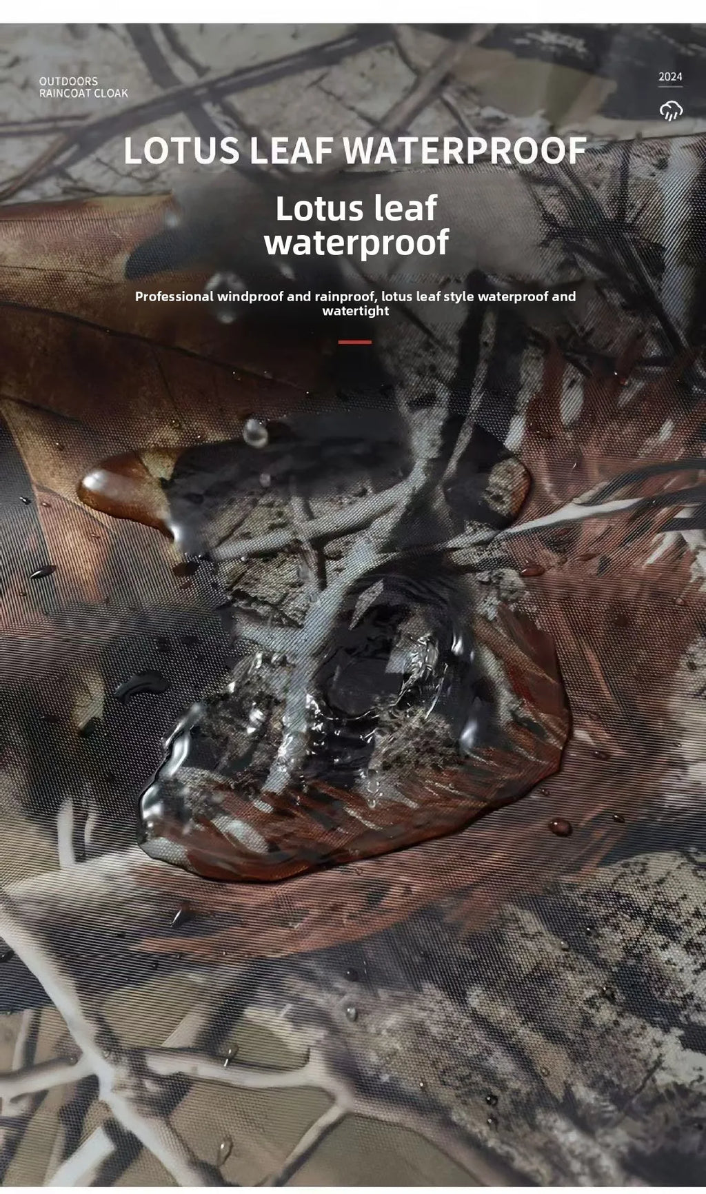 Drei-in-Eins-Tarnmantel, Regenmantel, Outdoor, Radfahren, Wandern, Bergsteigen, Camping, multifunktional, taktisch, wasserdicht...