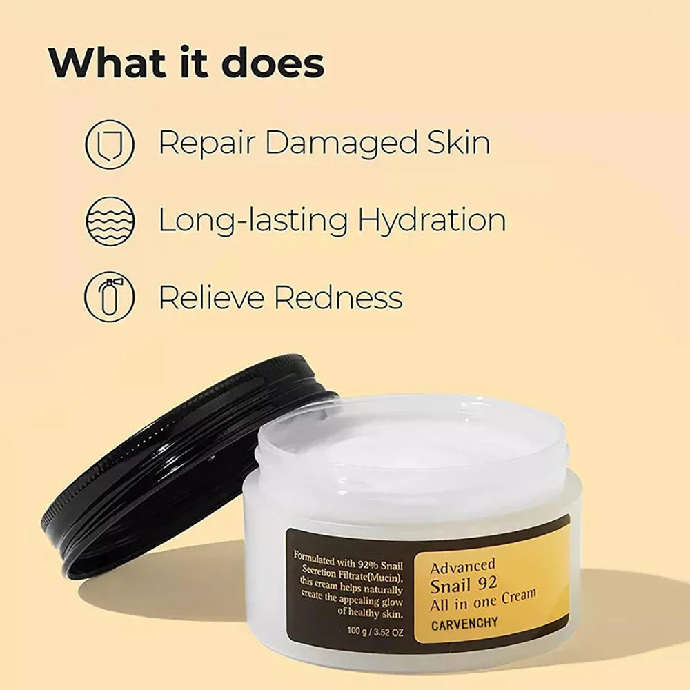 100ml Schnecken mucin Kraft Reparatur Essenz, Gesichts creme feuchtigkeit spendende Serum schrumpfen Poren Akne-Behandlung Reparatur beschädigte Gesichts pflege