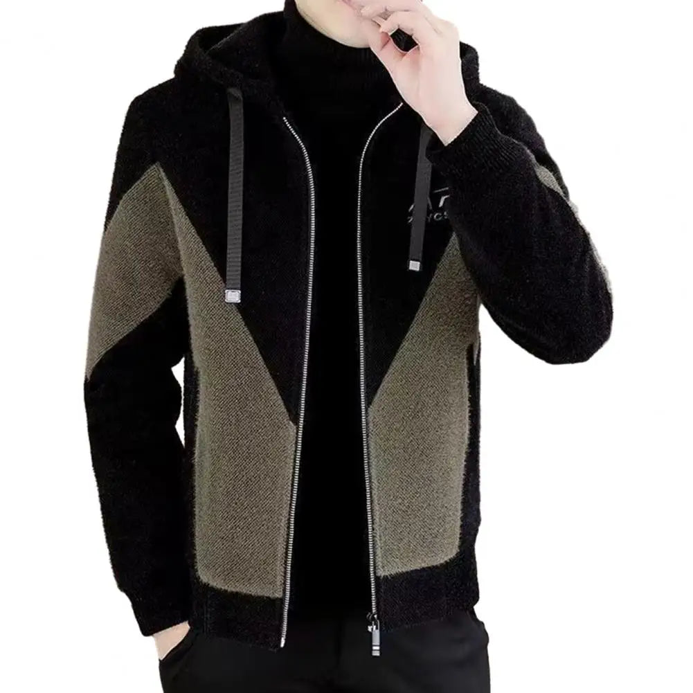 2024 herbst Winter Wolle-mischungen Jacke Männer Dicke warme Casual Business Graben Mantel Dünne Kurze Streetwear Mantel Sozialen Kleidung