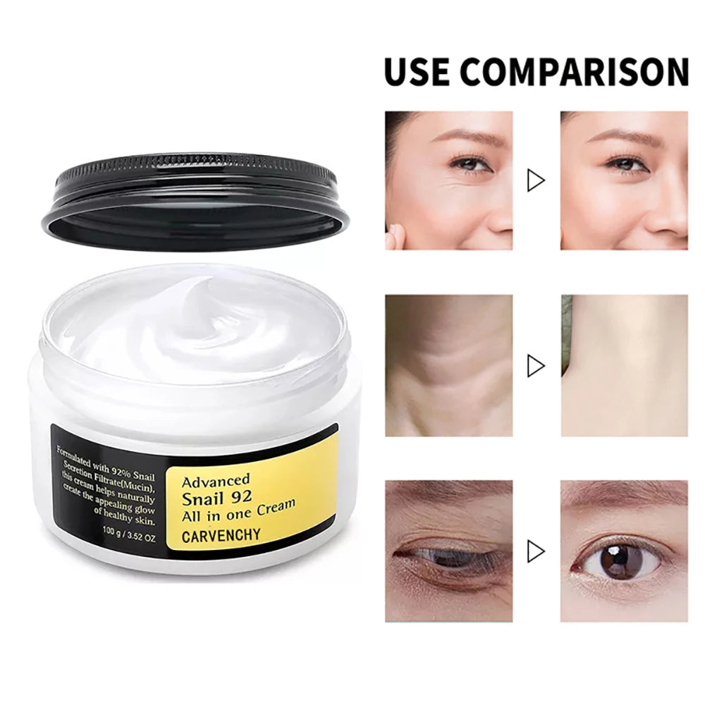 100ml Schnecken mucin Kraft Reparatur Essenz, Gesichts creme feuchtigkeit spendende Serum schrumpfen Poren Akne-Behandlung Reparatur beschädigte Gesichts pflege