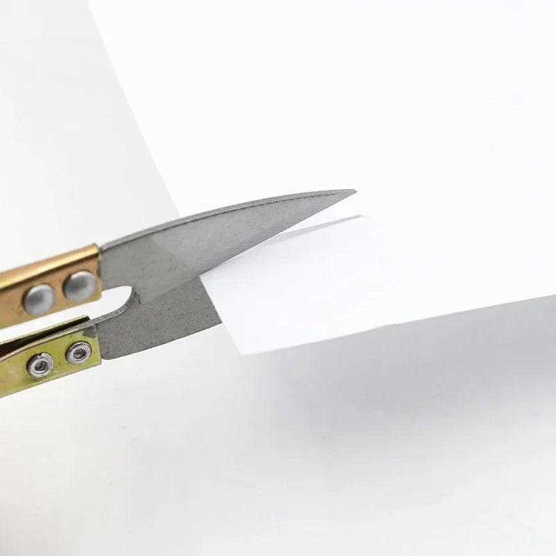 1PC U Form Mini Schere Stickerei Nähen Werkzeug, Tragbare Snips Gewinde, Sewing Trimmen Schere Zangen Clipper