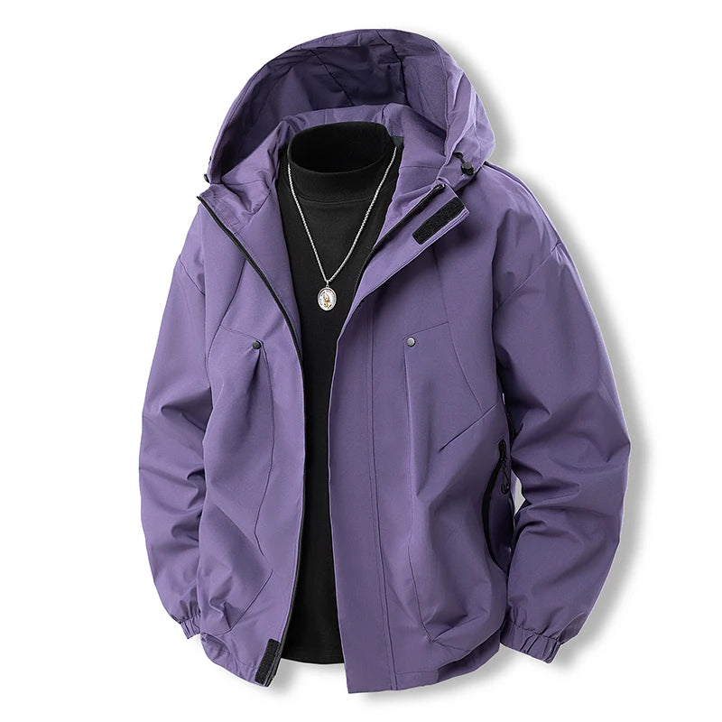 Wasserdichte Taktische Jacke Männer Windjacke Outdoor Mit Kapuze Mantel Sport Militär Full Zip Feld Klettern Herbst Dünne Outwear