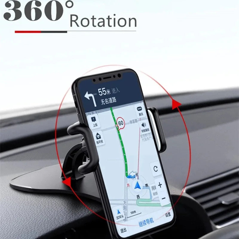 360° drehbarer Autotelefonhalter, universeller Handy-Ständer, Auto-Rack, Armaturenbrett-Unterstützung für Auto-Grip, feste Halterung für Mobiltelefone