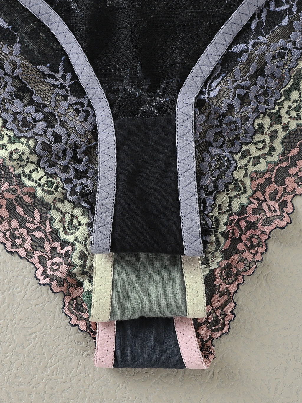 2-teiliges Set – Spitzen-BH + Höschen-Set – durchsichtiges Spitzen-Dessous-Set – mehrere Farben erhältlich – Spitzen-Damen-Dessous-Set – sexy Dessous-Set – mit Bügel