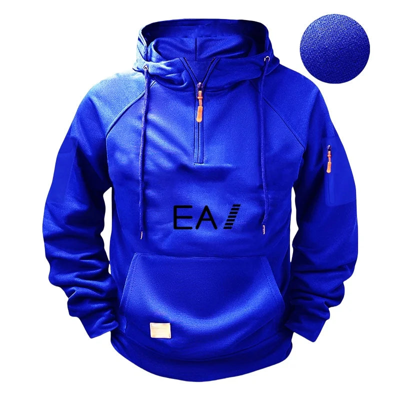 Der neue Stil 2025, modischer, lässiger Kapuzenpullover für Herren, Sweatshirt, Jacke, Herren-Hoodie mit mehreren Taschen