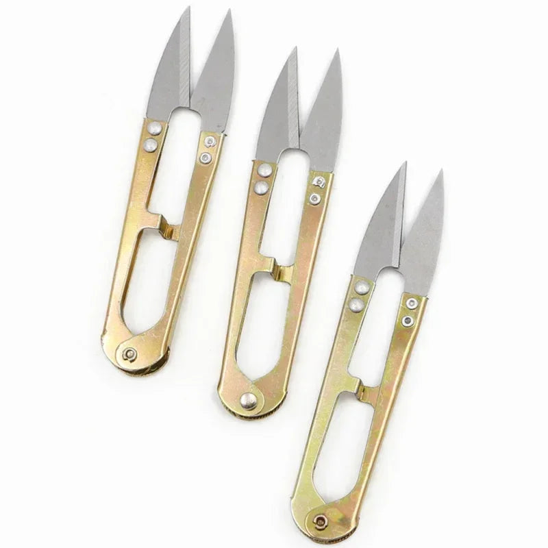1PC U Form Mini Schere Stickerei Nähen Werkzeug, Tragbare Snips Gewinde, Sewing Trimmen Schere Zangen Clipper