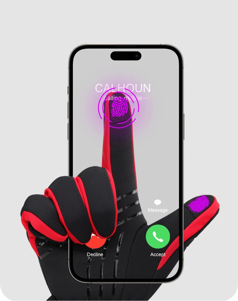 INBIKE Winter-Fahrradhandschuhe für Herren und Damen, warmer Fleece-Fahrradhandschuh zum Reiten, Fahrradhandschuhe, wasserdichtes Touchscreen-Zubehör